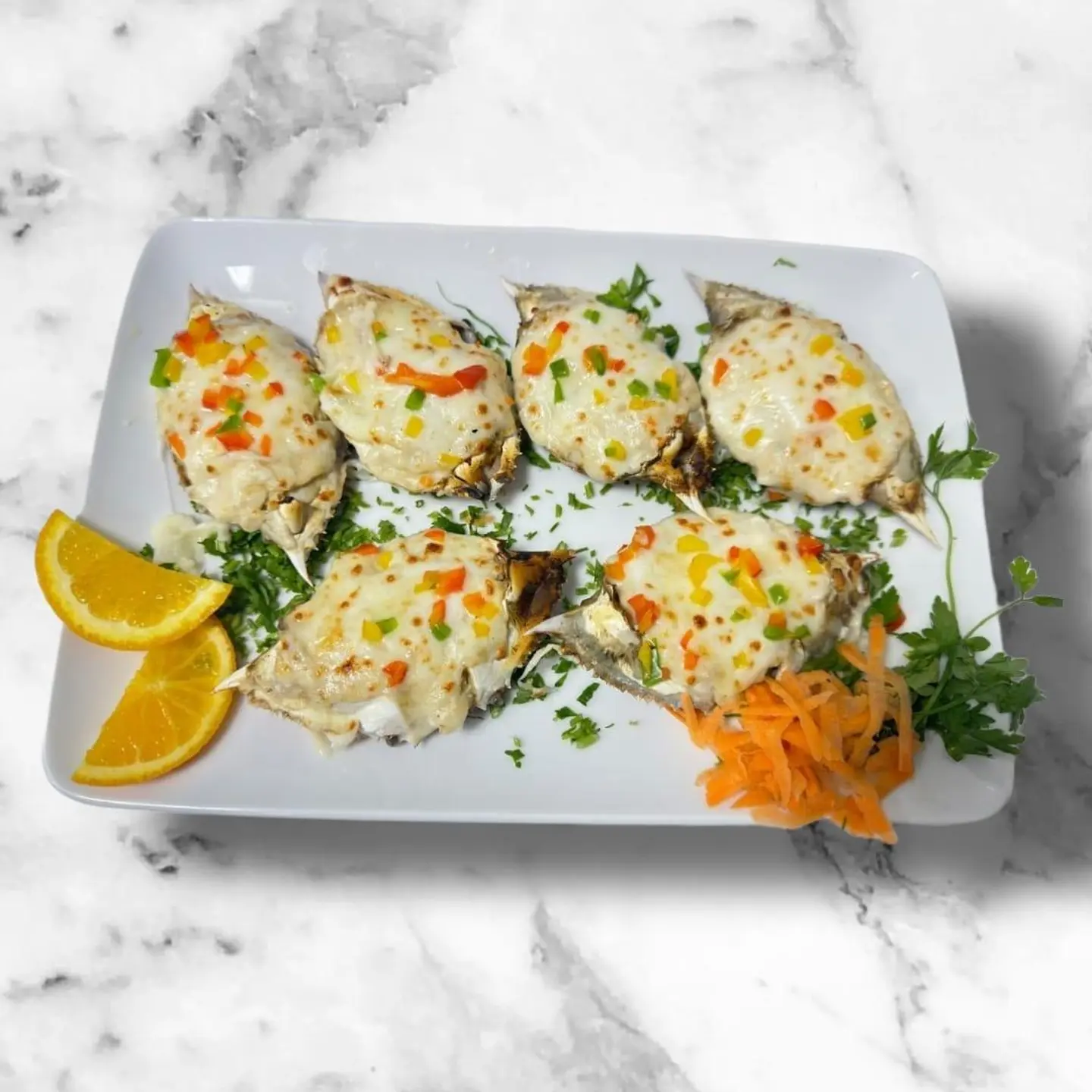 Crab Platter With Cheese