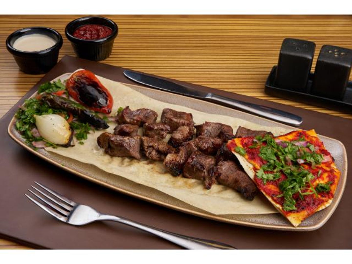 3 Skewers Meat Awsal
