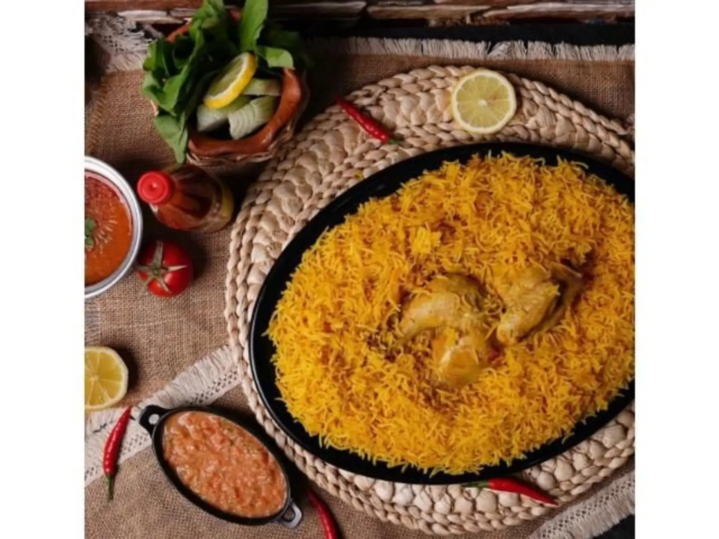 نصف حبة دجاج مضغوط