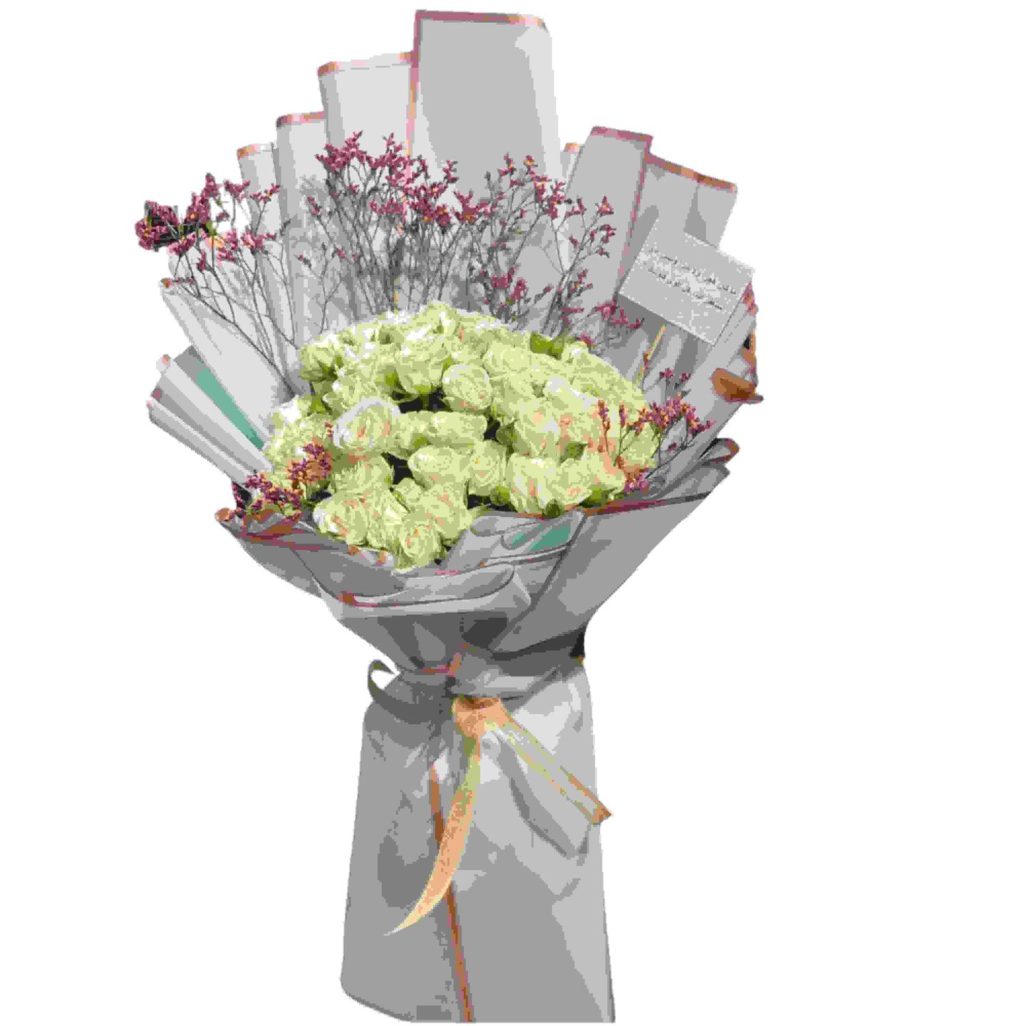 White Obal Bouquet