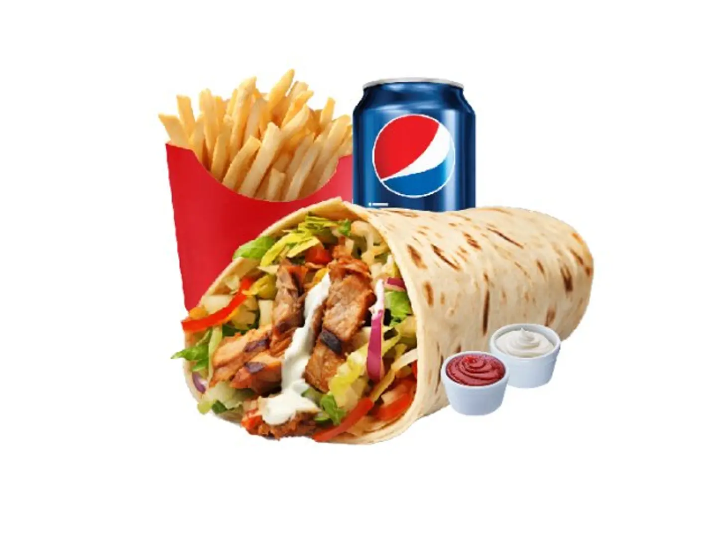 Chicken Kebab Sandwich Meal