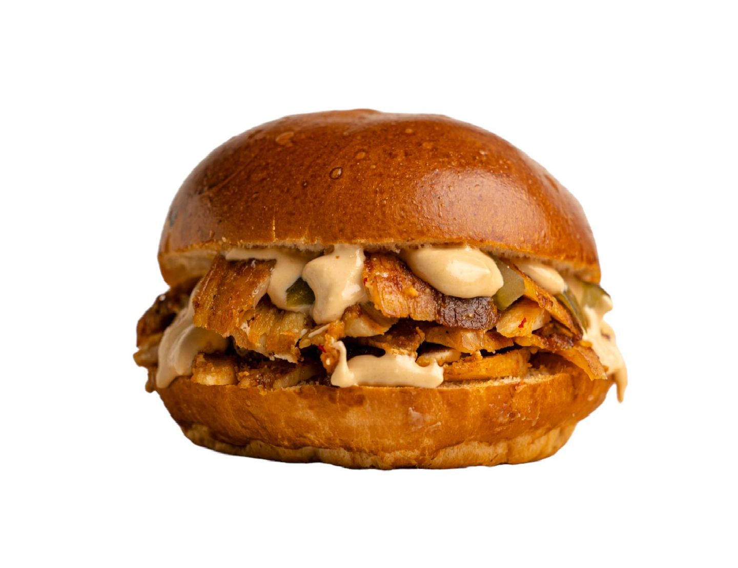Chicken Shawarburger Sandwich With Mixture