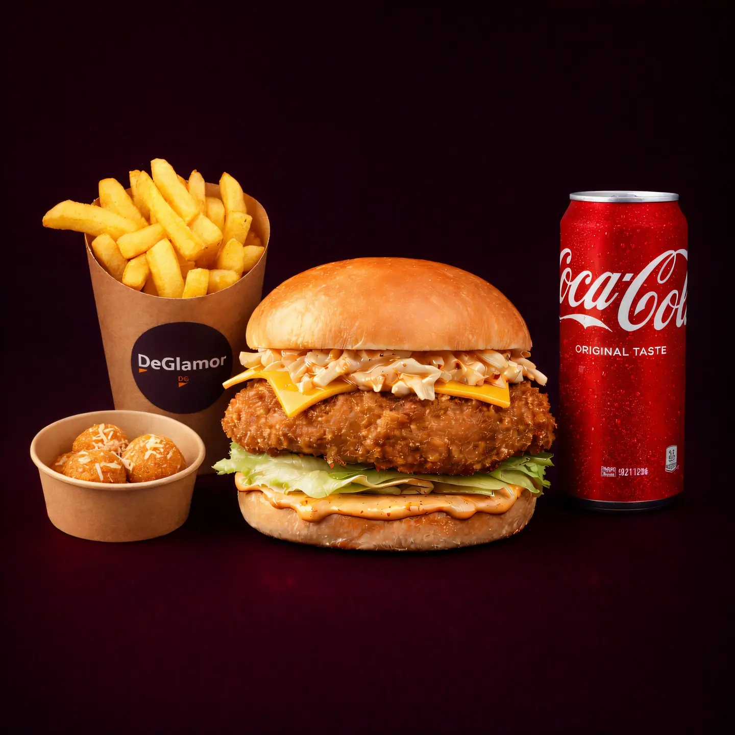 وجبة كرسبي تشكن مع الماك اند تشيز