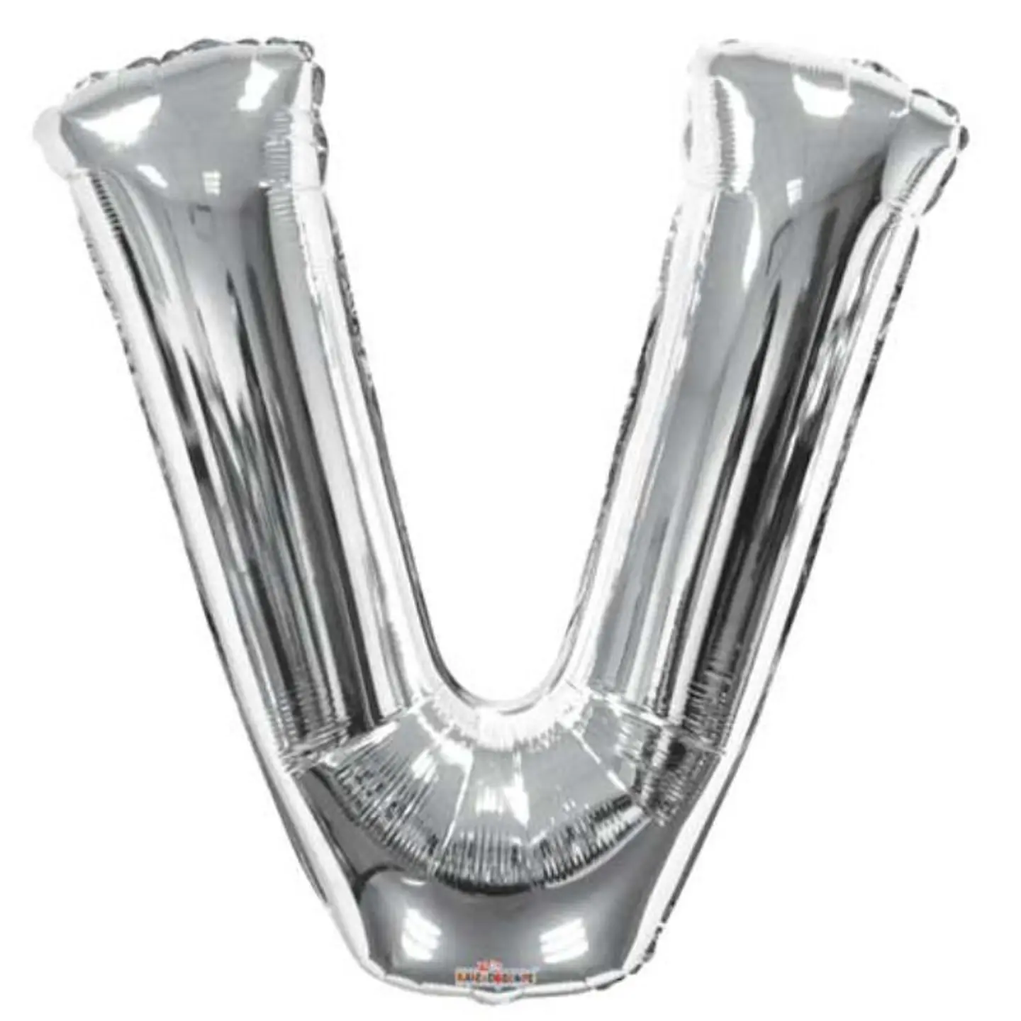 بالون هيليوم فضي في