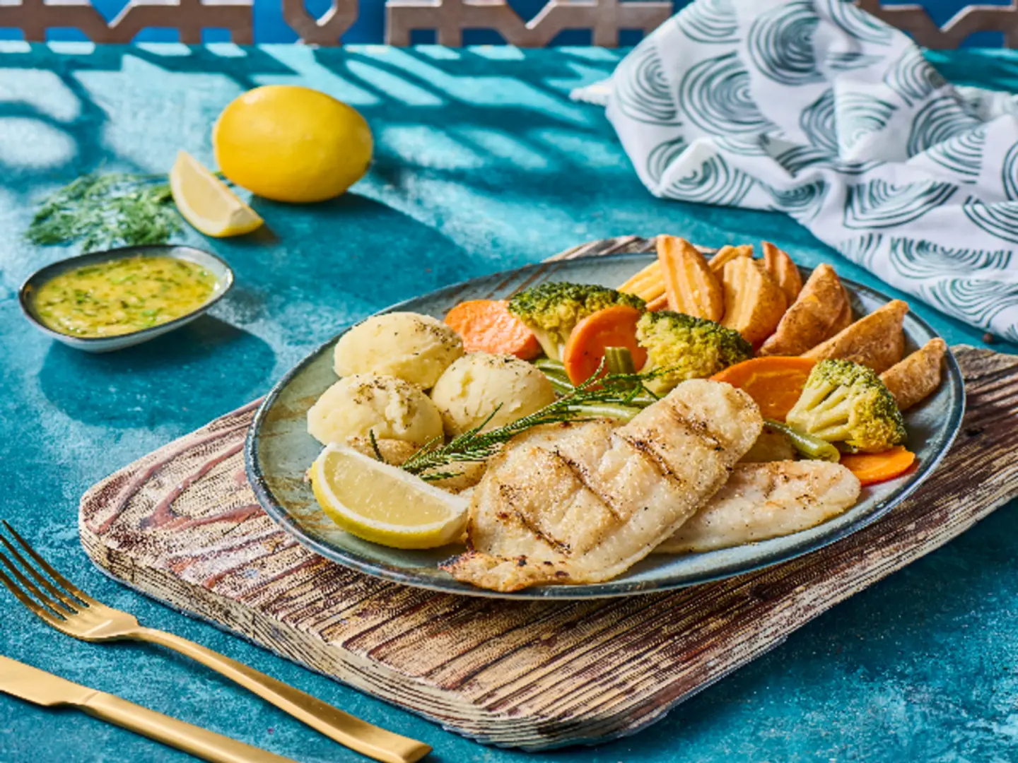 فيليه سمك مشوي 220 غرام