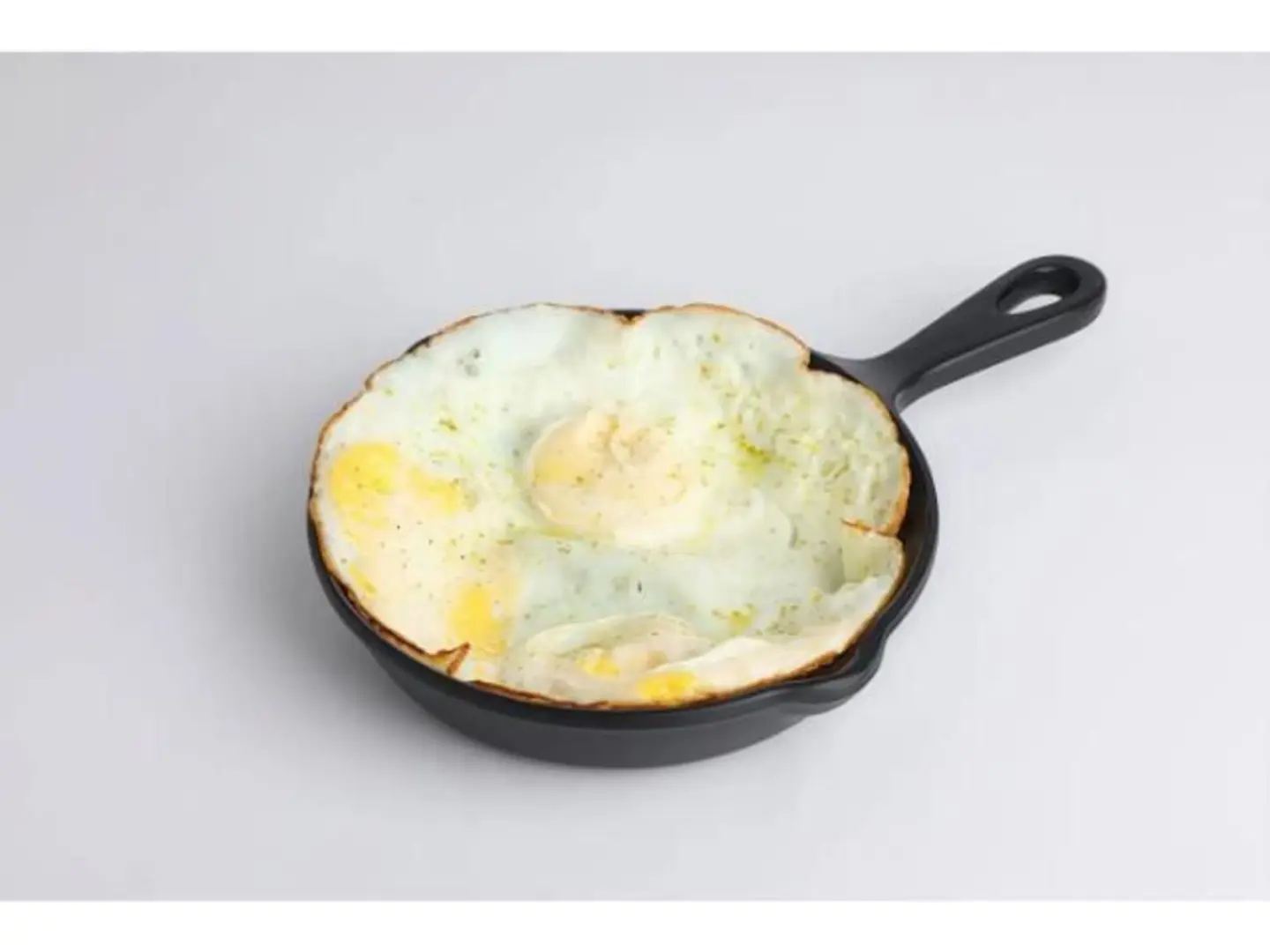 Fried Eggs With Cheese