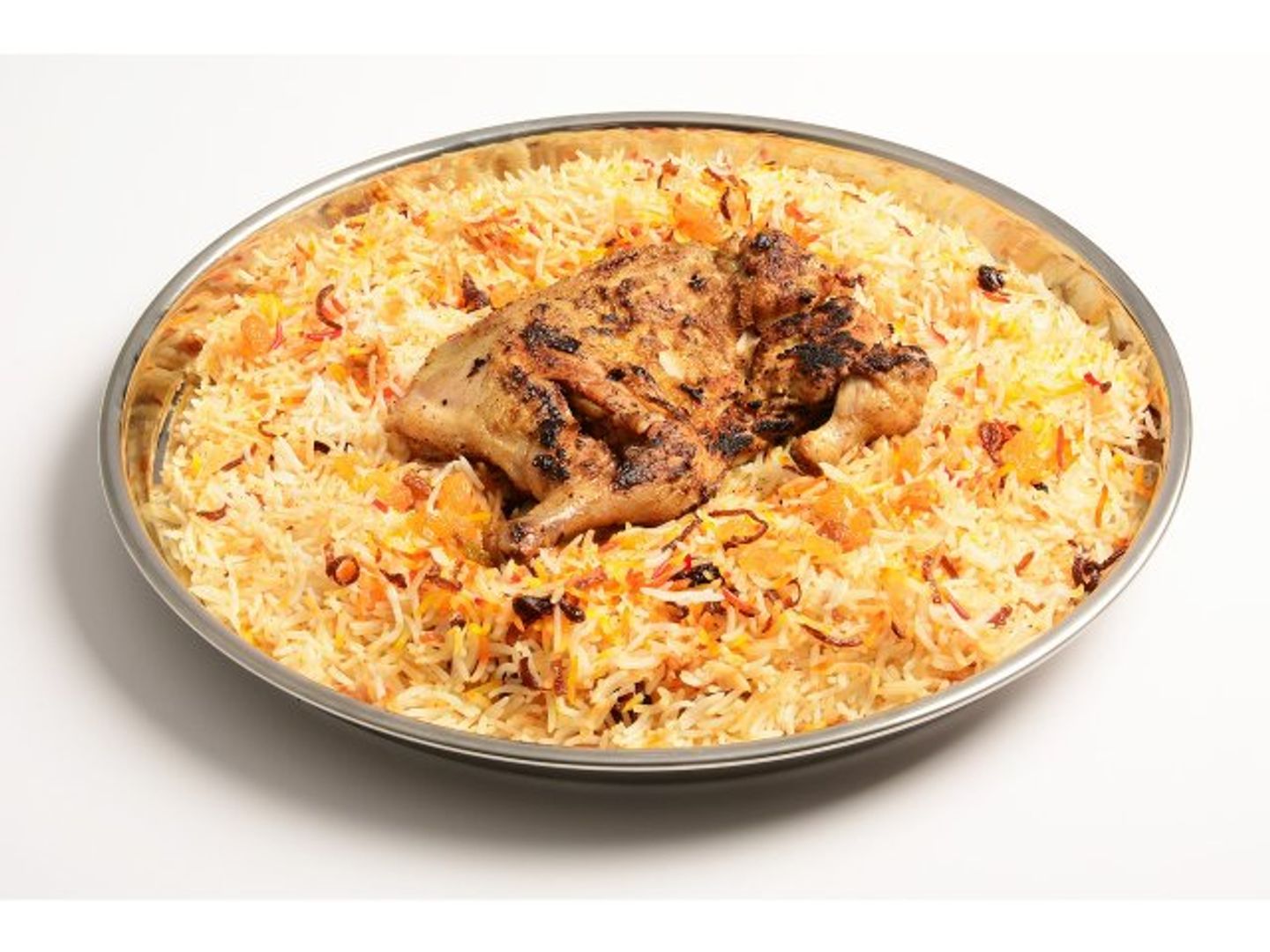 مظبي دجاج - نص حبة مع الرز