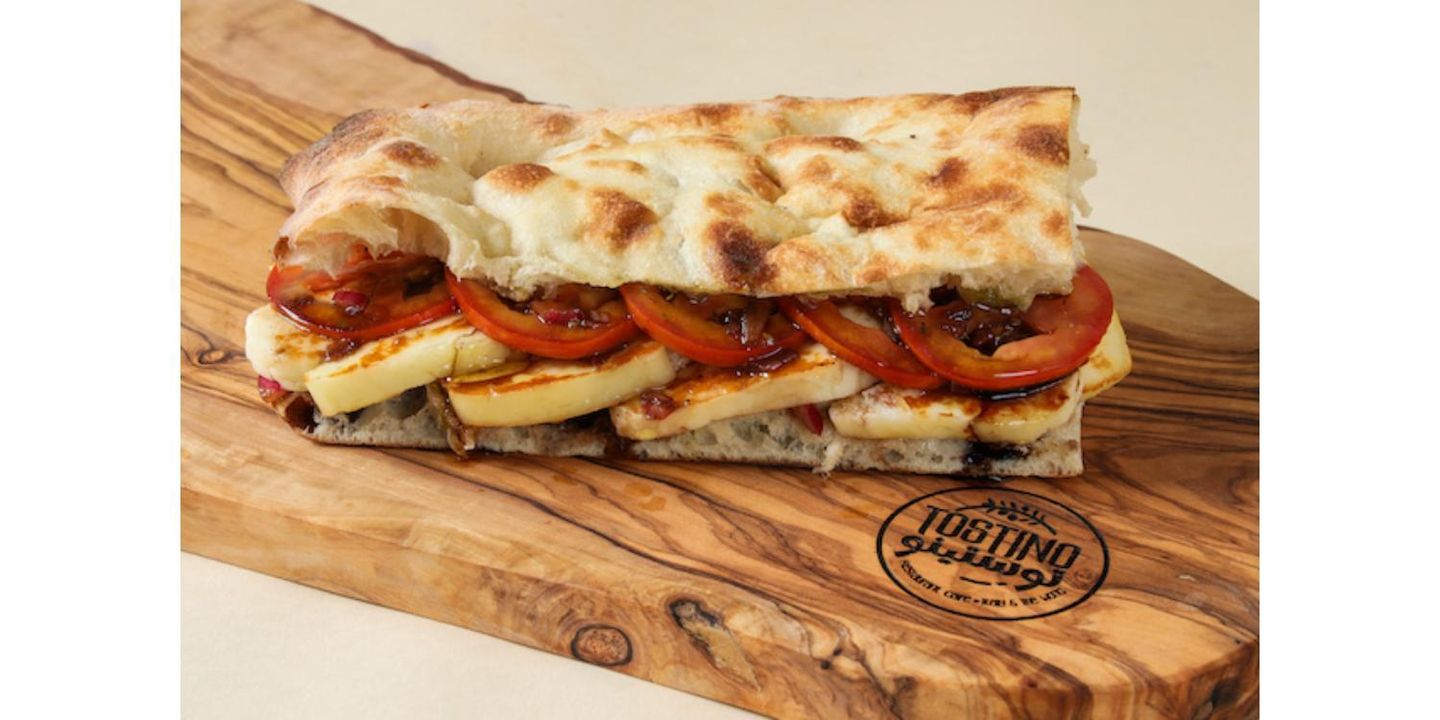 Marinated Tomato Halloumi