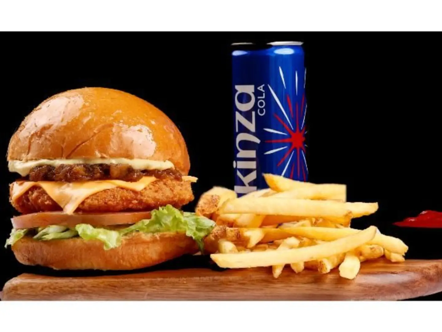 برجر دجاج وجبة