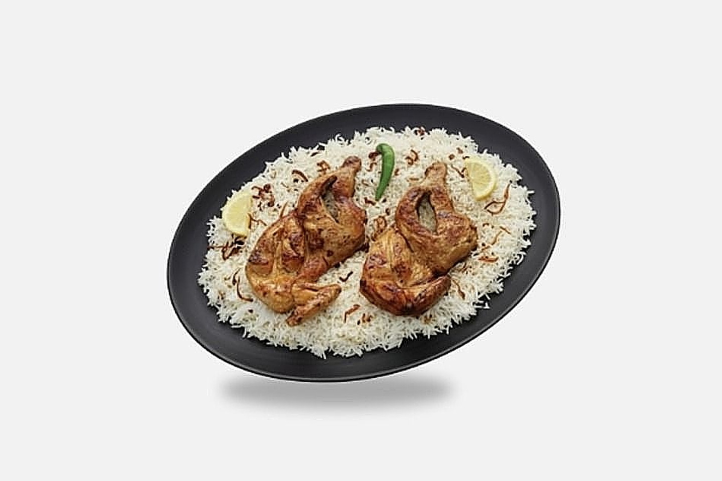 حبة دجاج مظبي مثلوثة