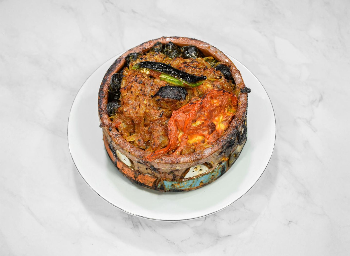 Akkawi Tagine With Grape Leaves