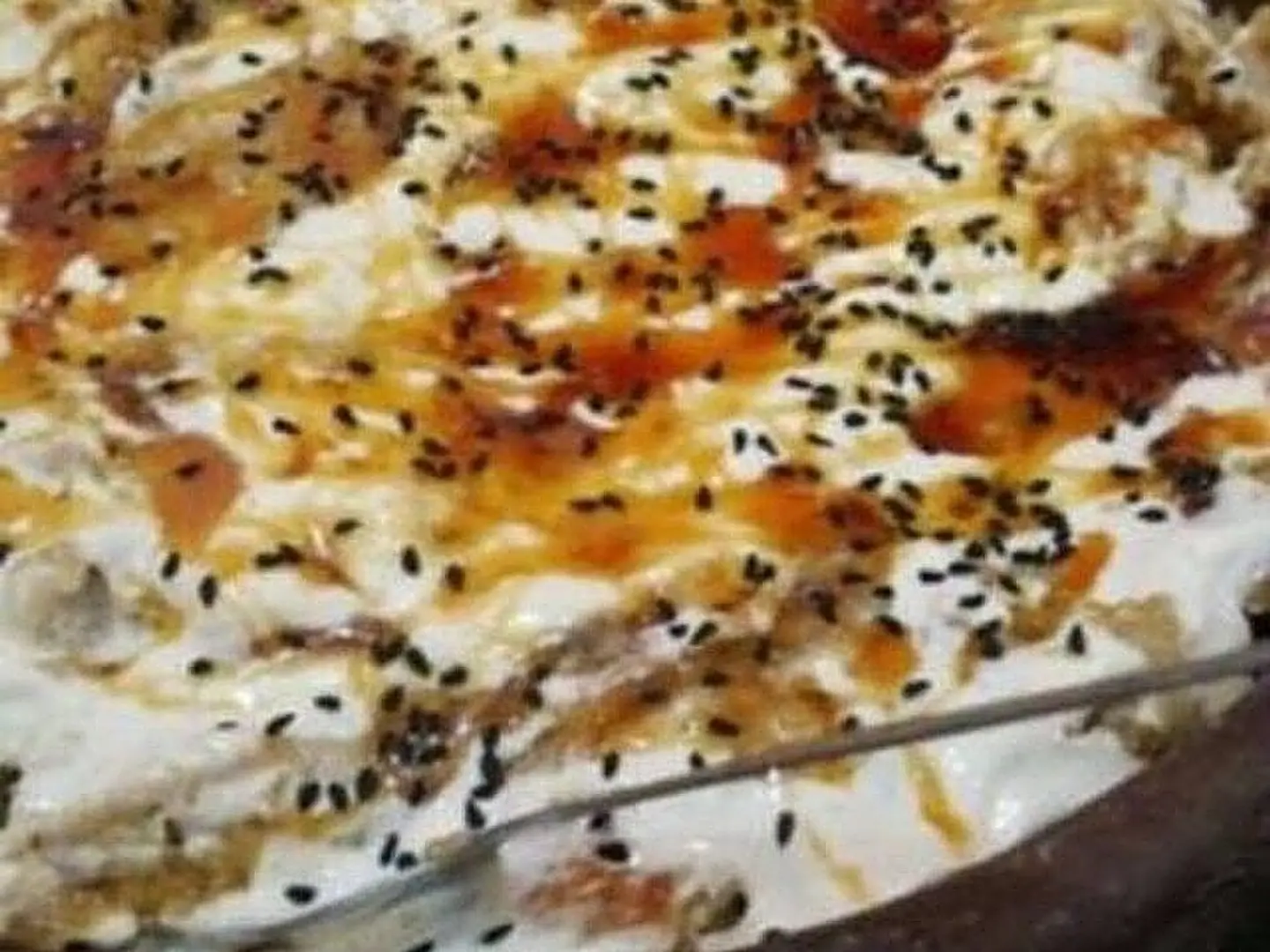 ملوح رطب قشطة وعسل