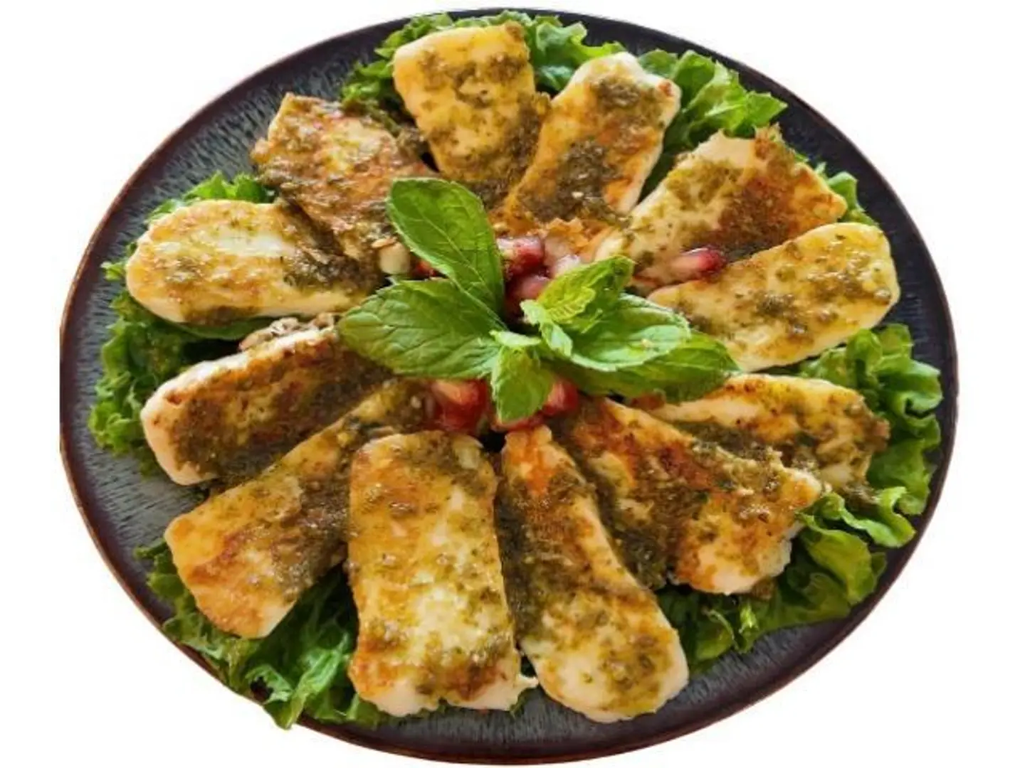 حلوم مشوي بصوص الزعتر