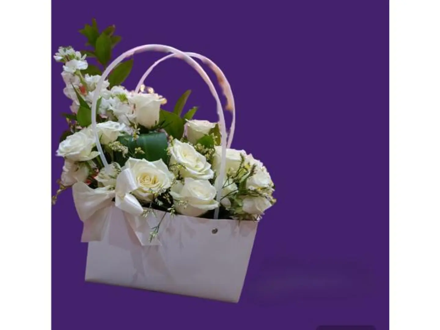 White Rose Bag