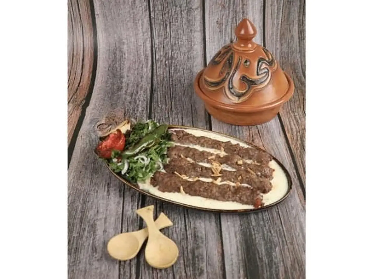 كباب لحم باللبن