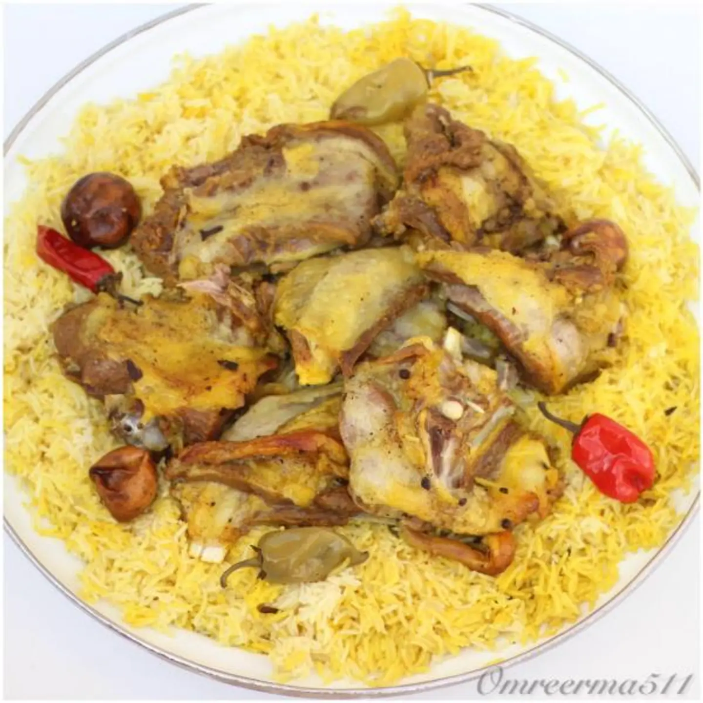 Mandi Meat For One Person With Mandi Rice