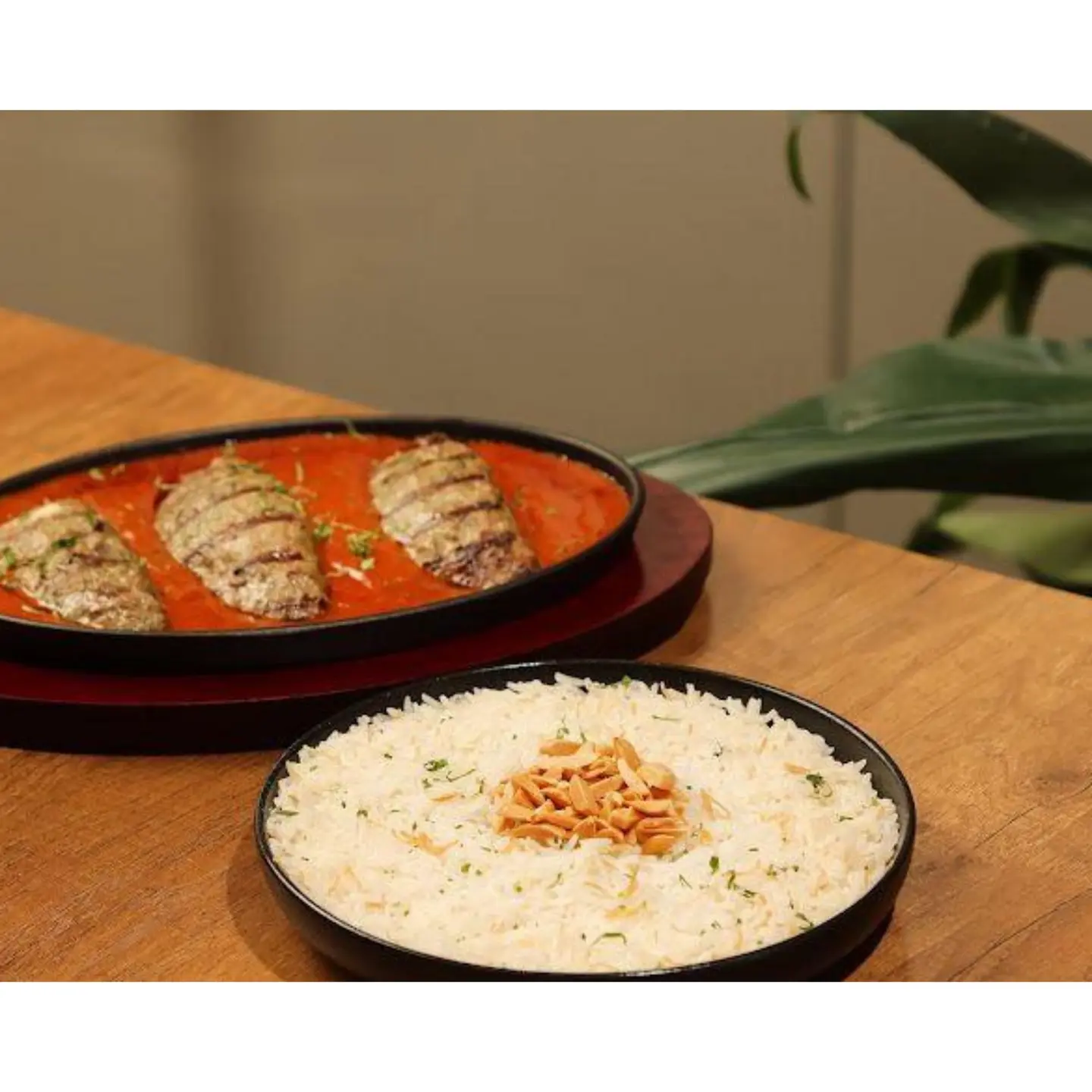 كفتة بجبن مع رز شعيرية