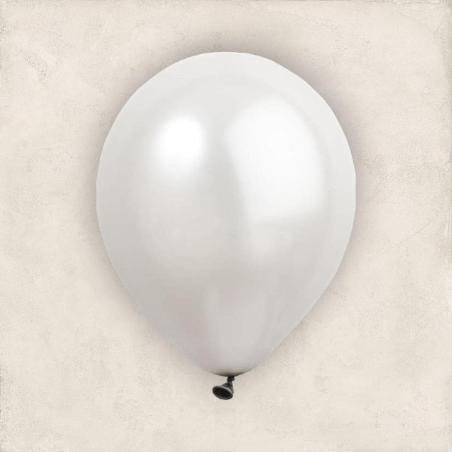White Helium Balloon