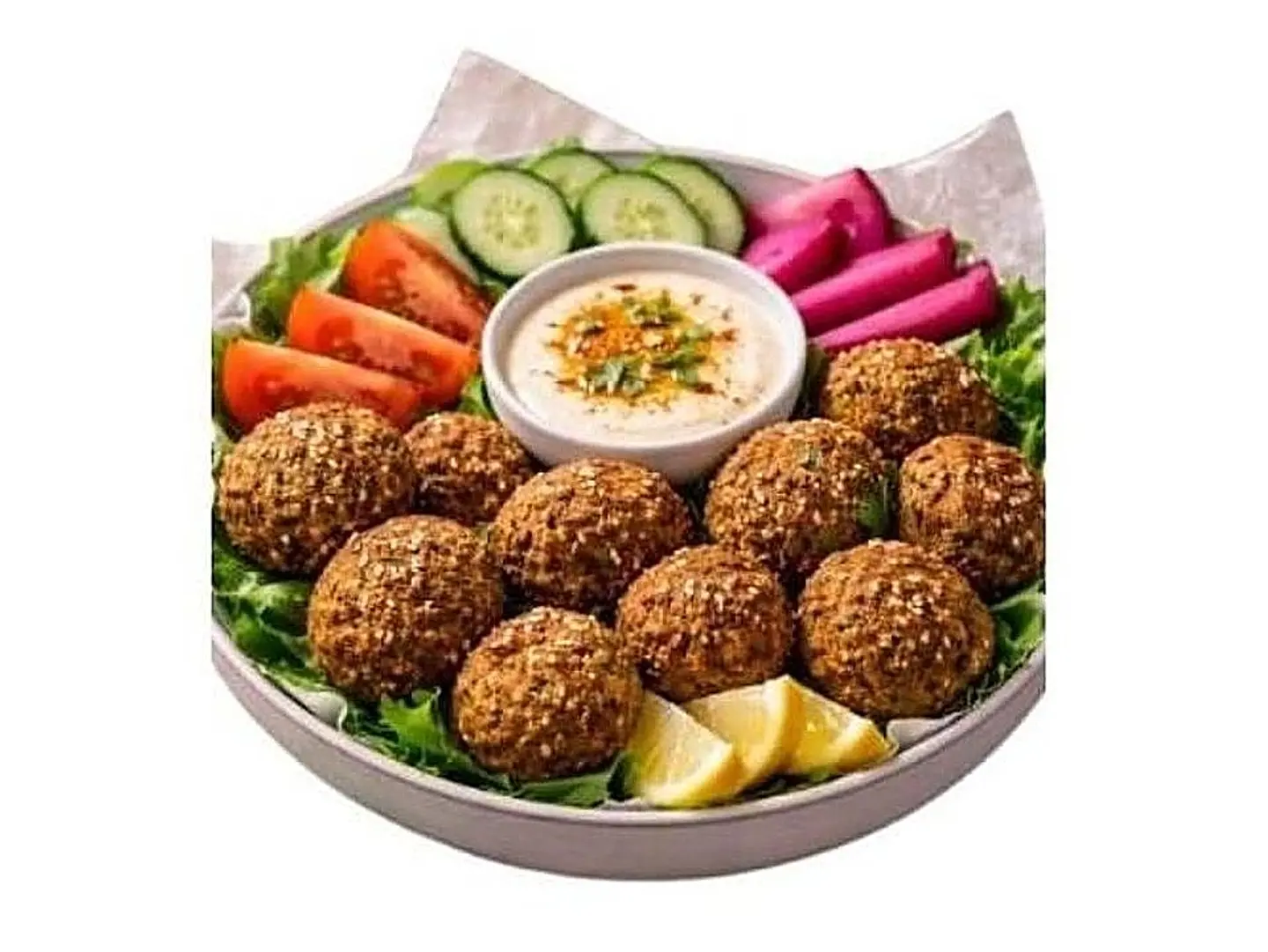 صحن فلافل