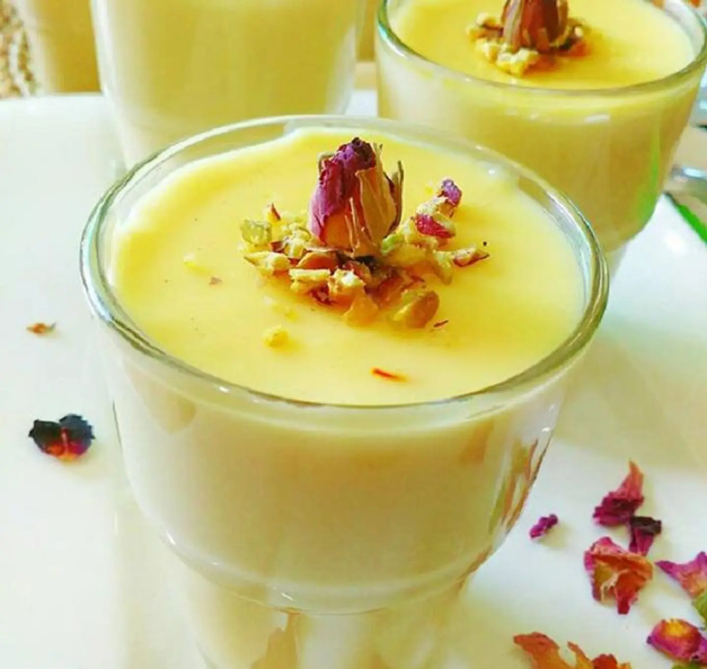 Blancmange With Saffron And Cardamom