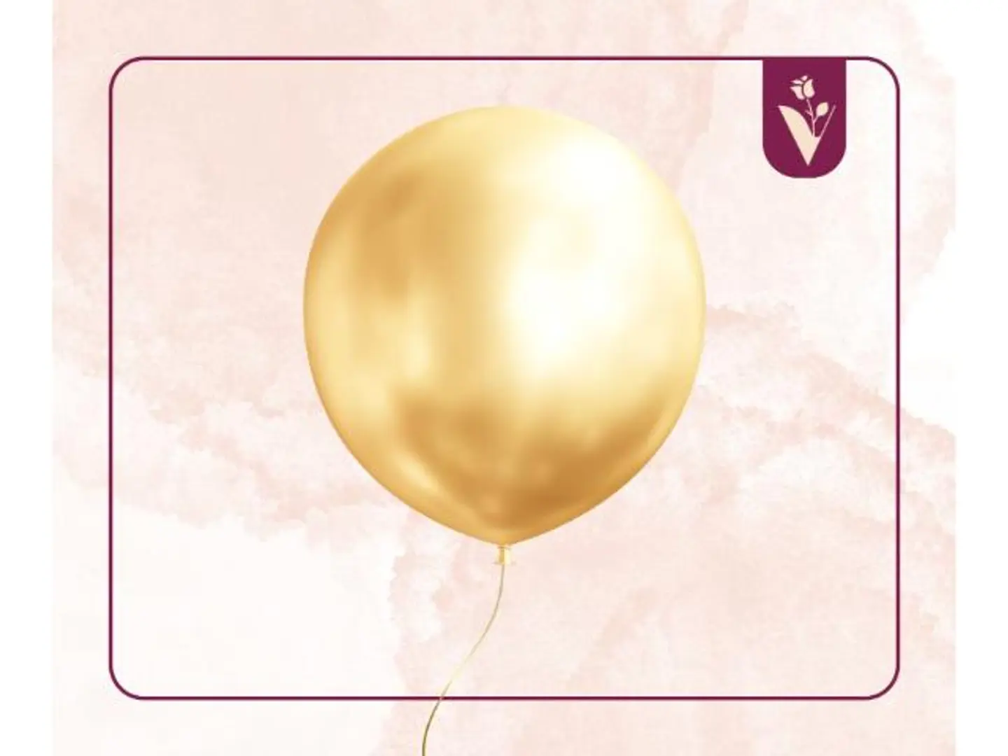 بالونات عادية بالحبة ذهبي