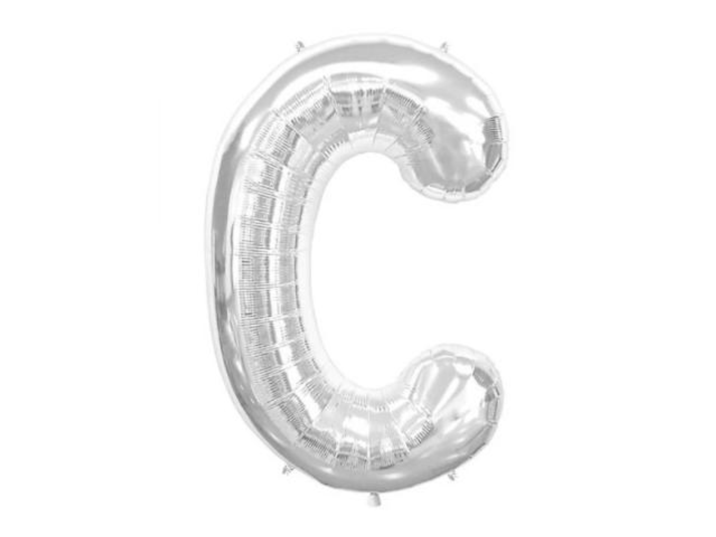Silver Balloon Letter C