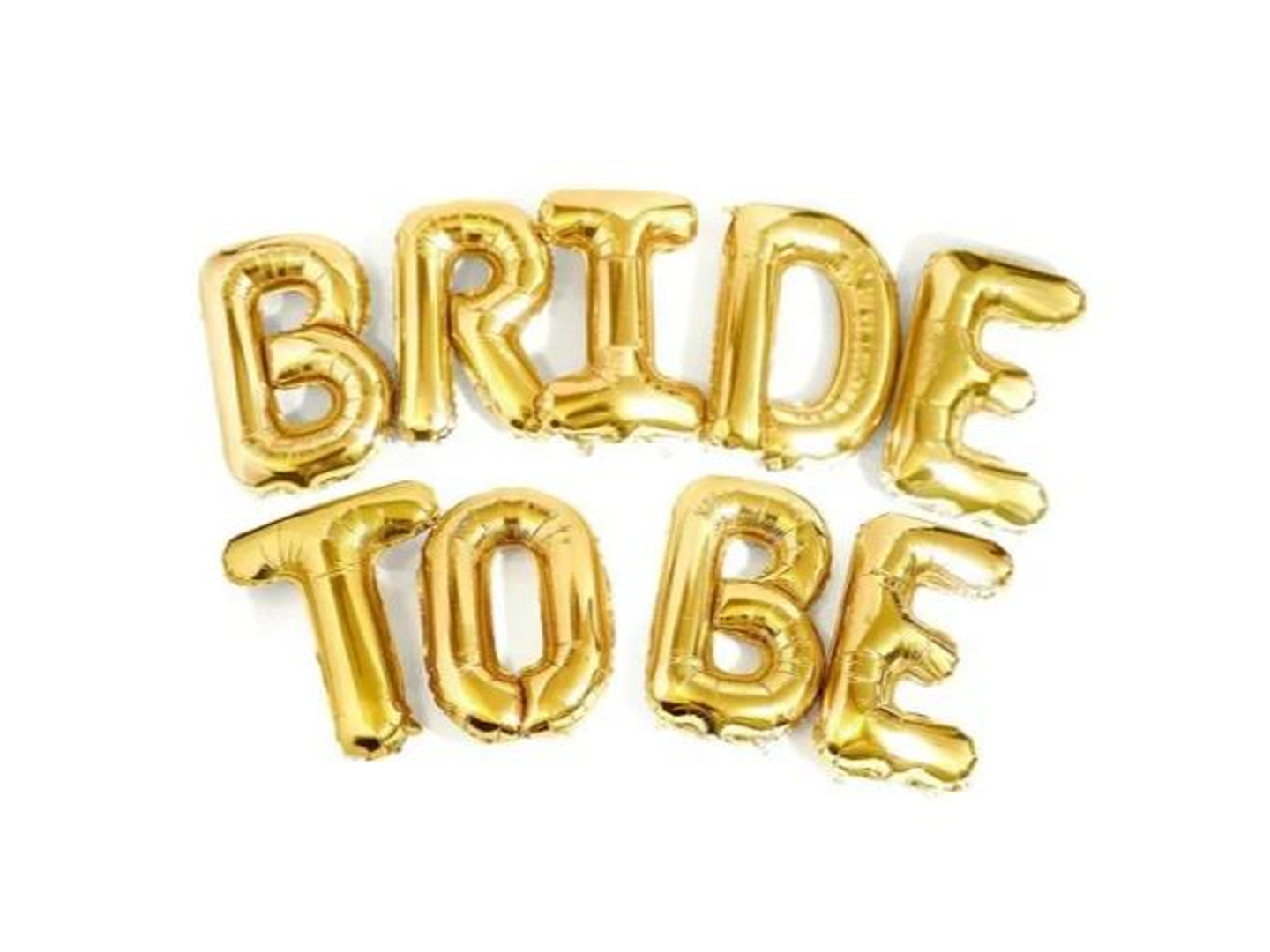 (Bride Of To Be) Small Golden Letters