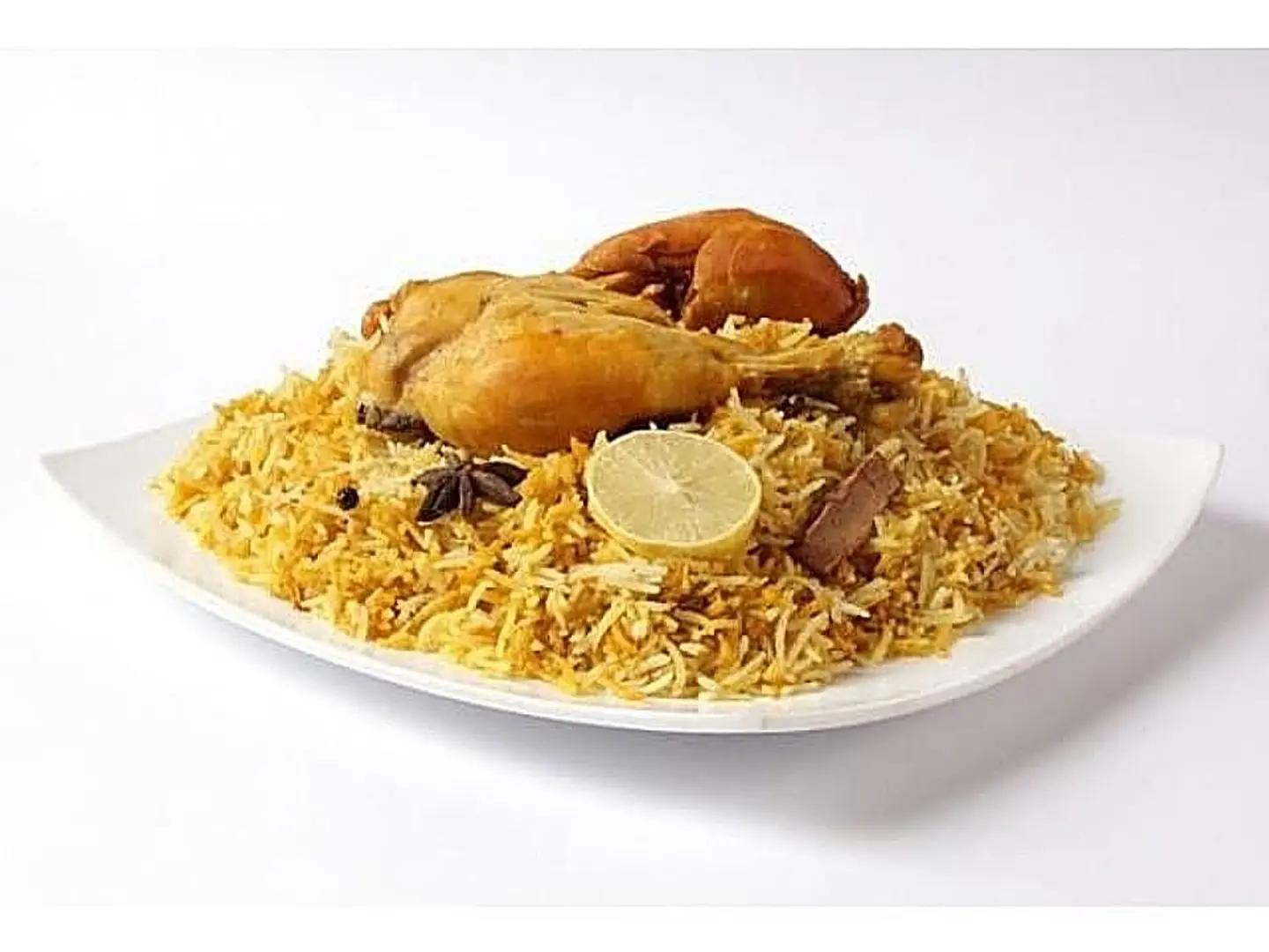 Half A Madfoon Chicken With Rice