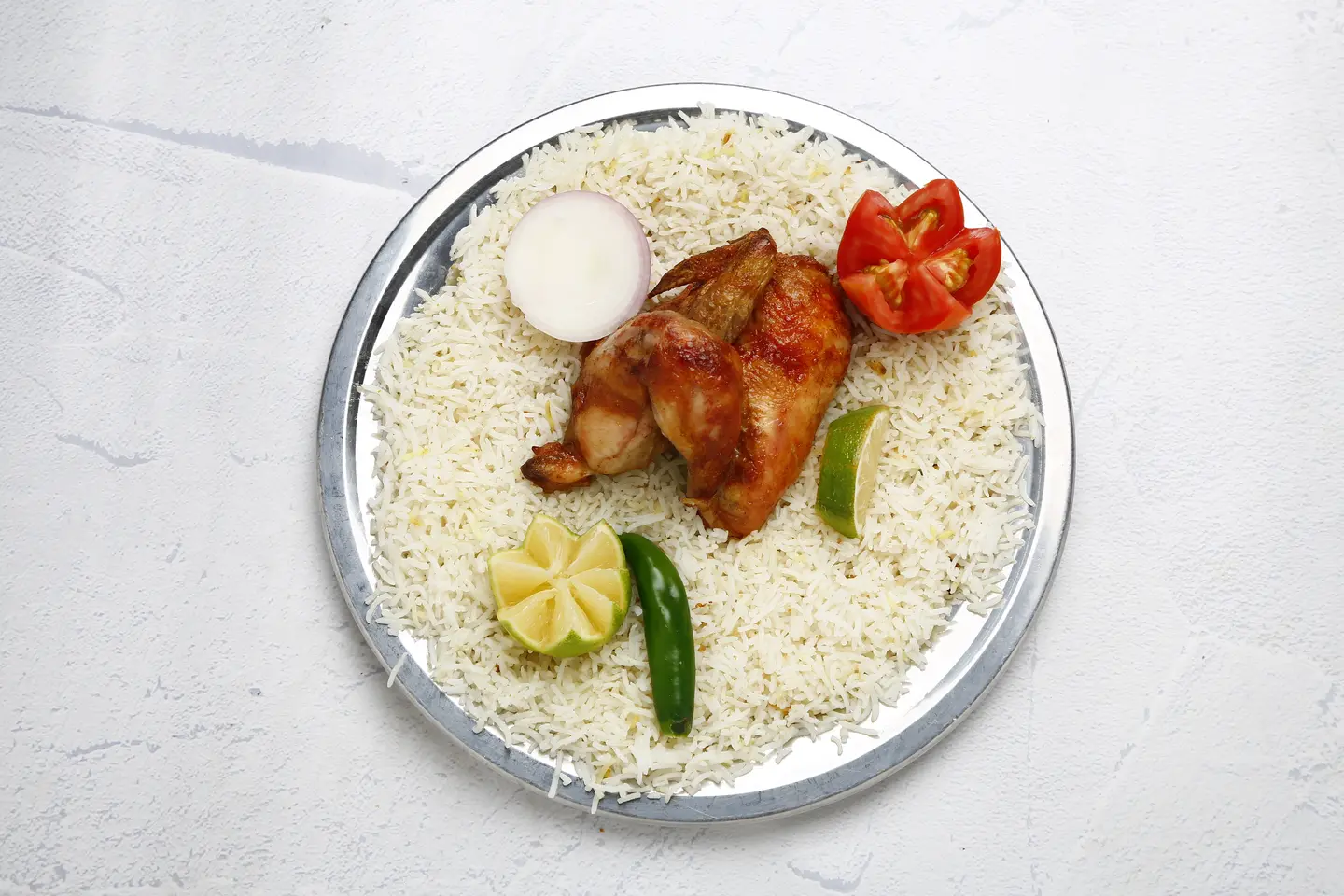 نص حبة دجاج شواية