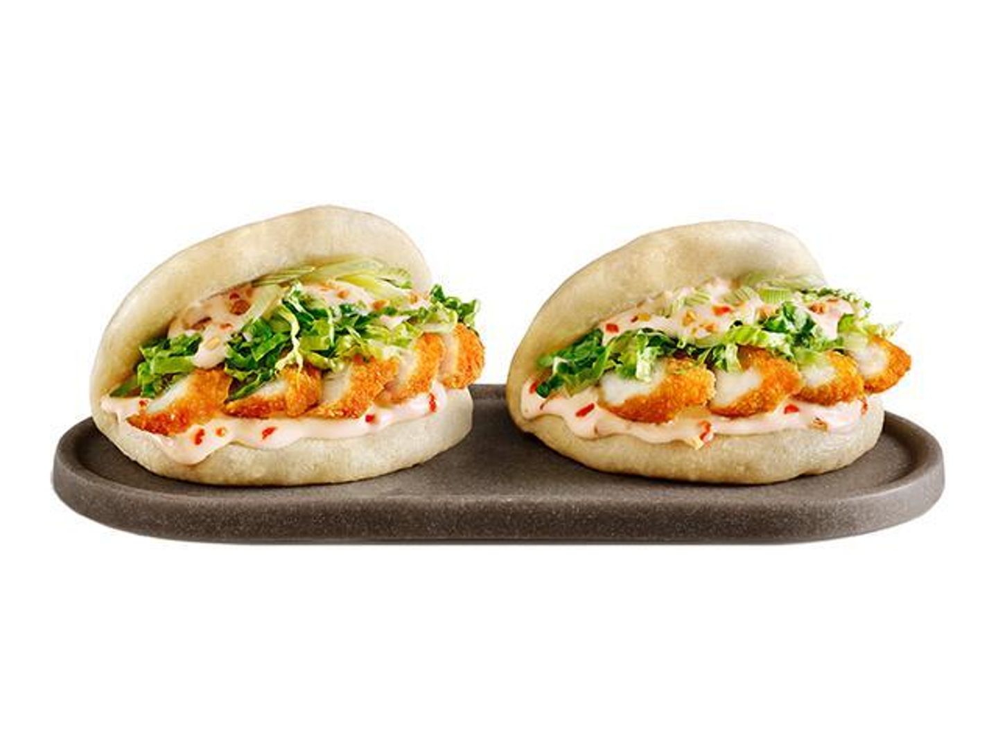 Bao Buns Crispy Chicken