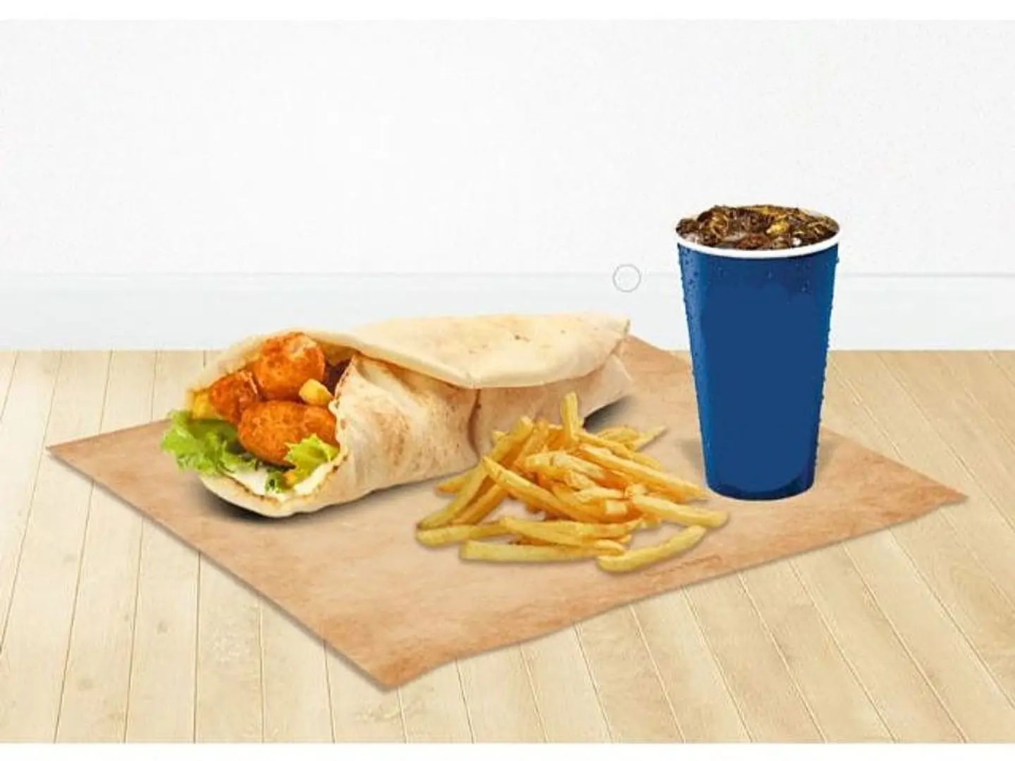 وجبة جمبري مقلي