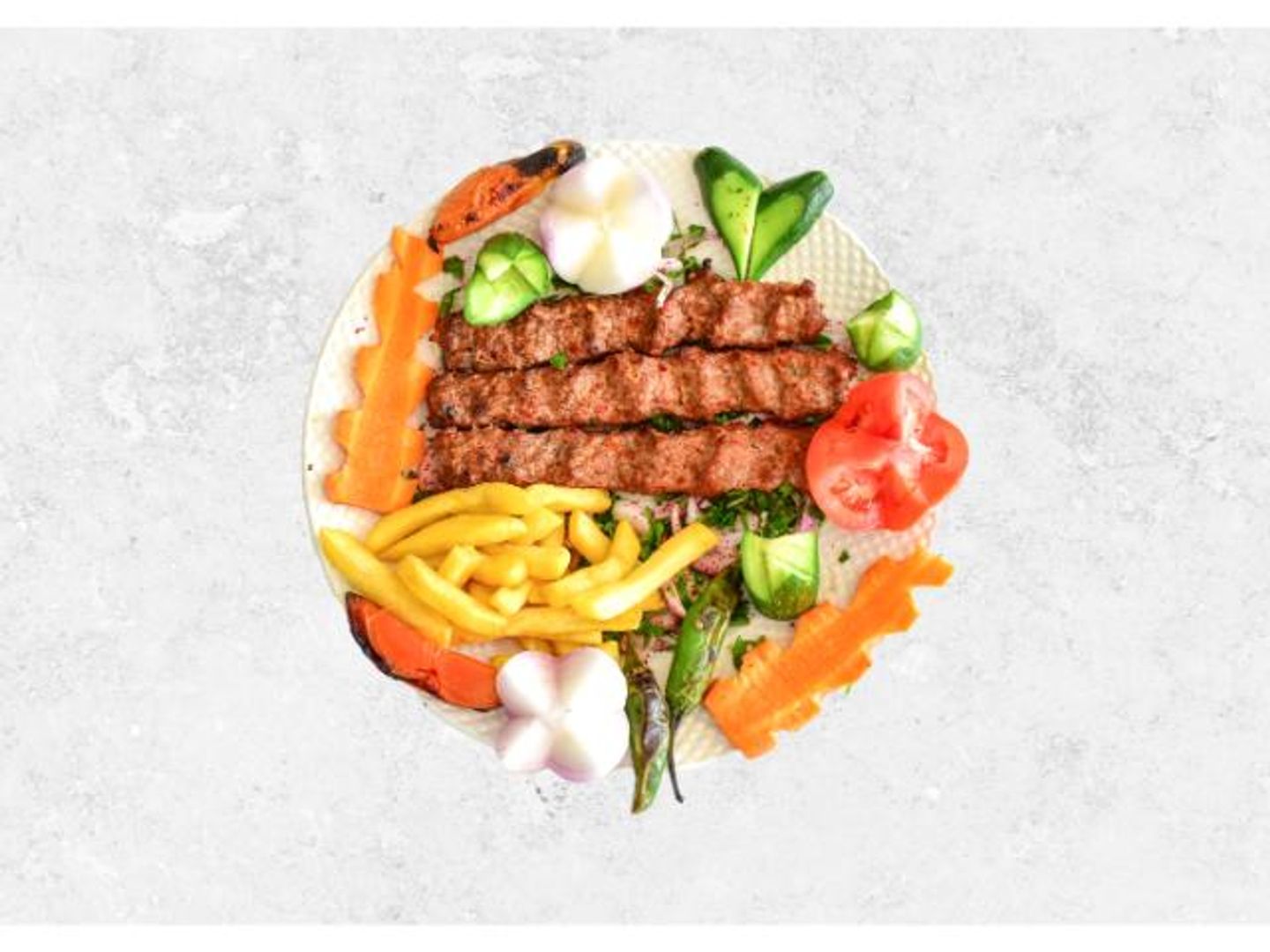 Meat Kebab Meal