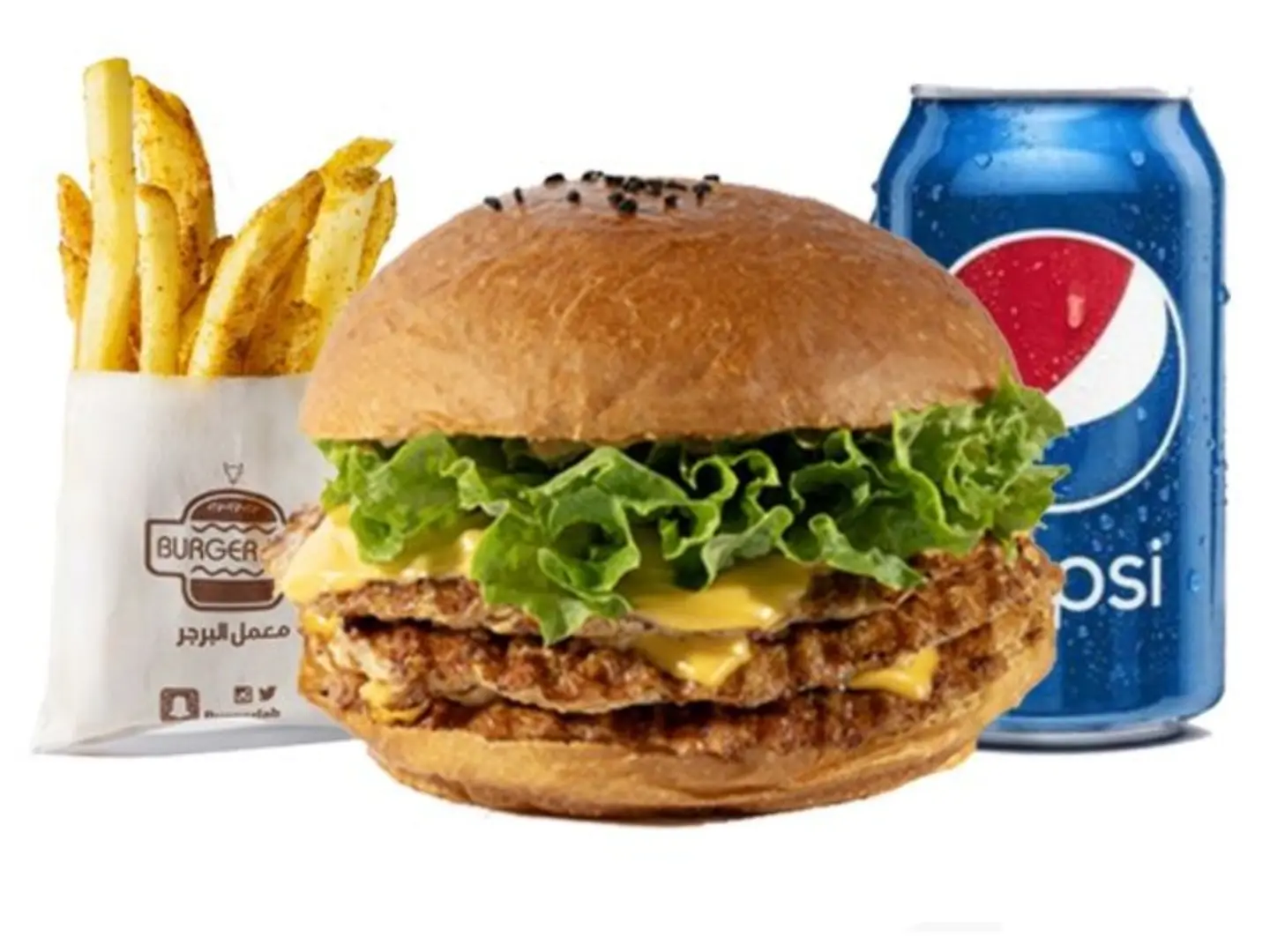 Chicken Burger Triple Meal