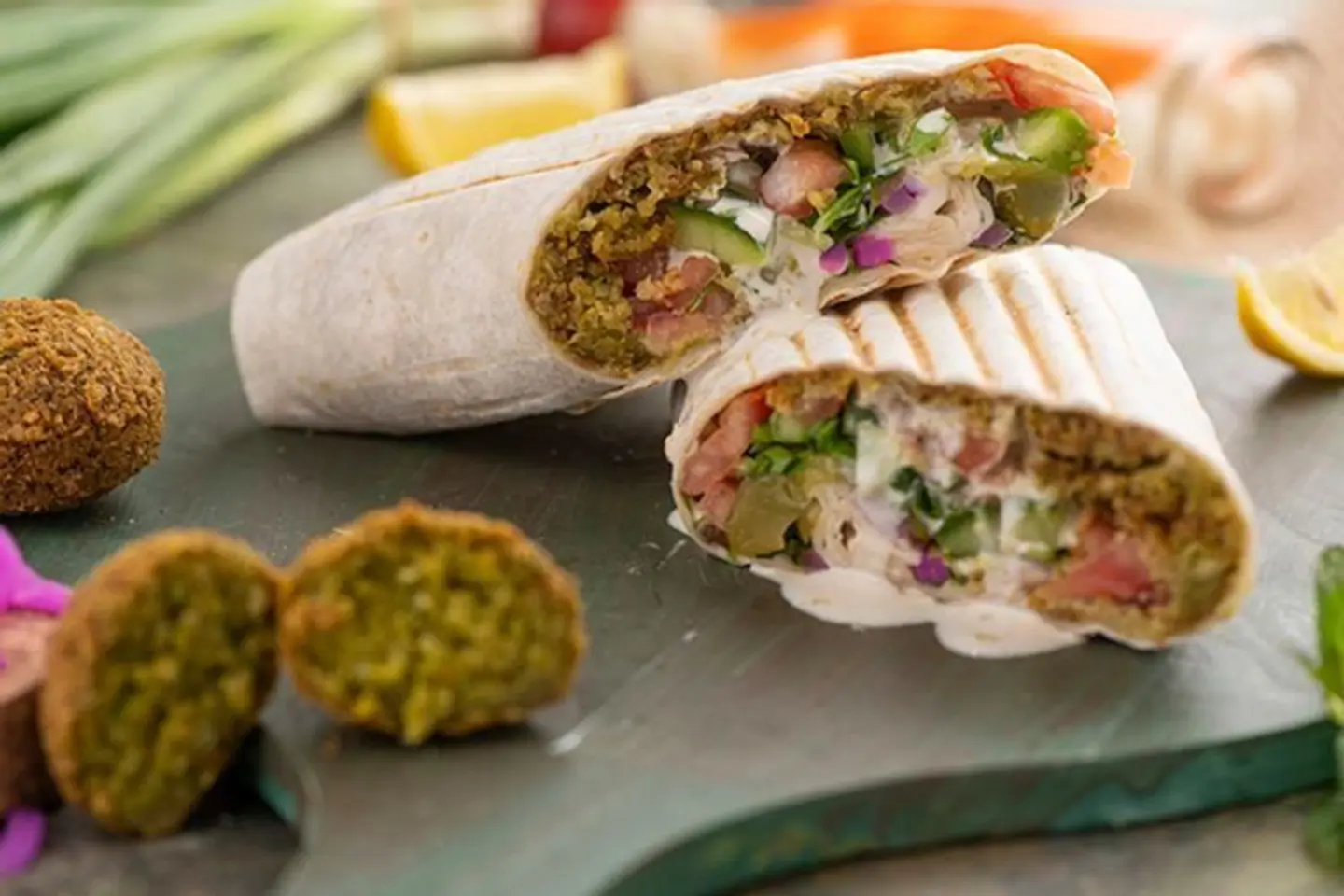 Cheese Falafel Sandwich