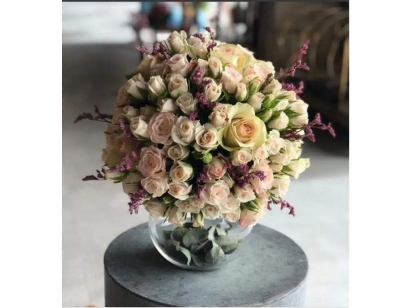 Mixed Baby Rose Vase