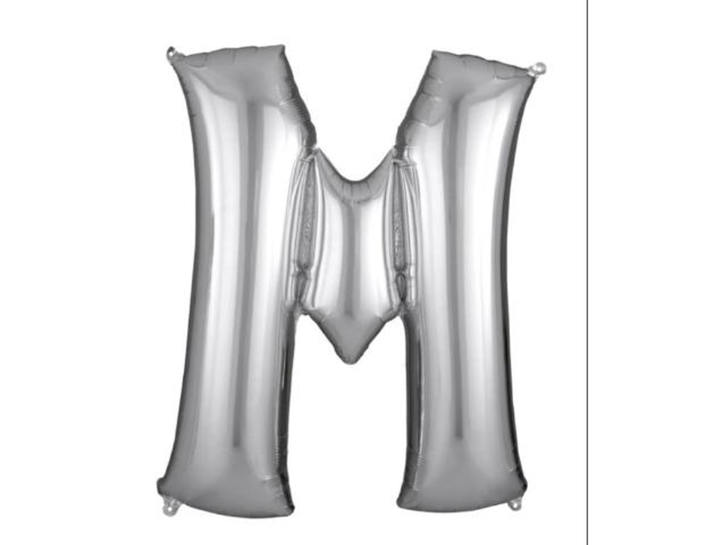 Silver M Balloon