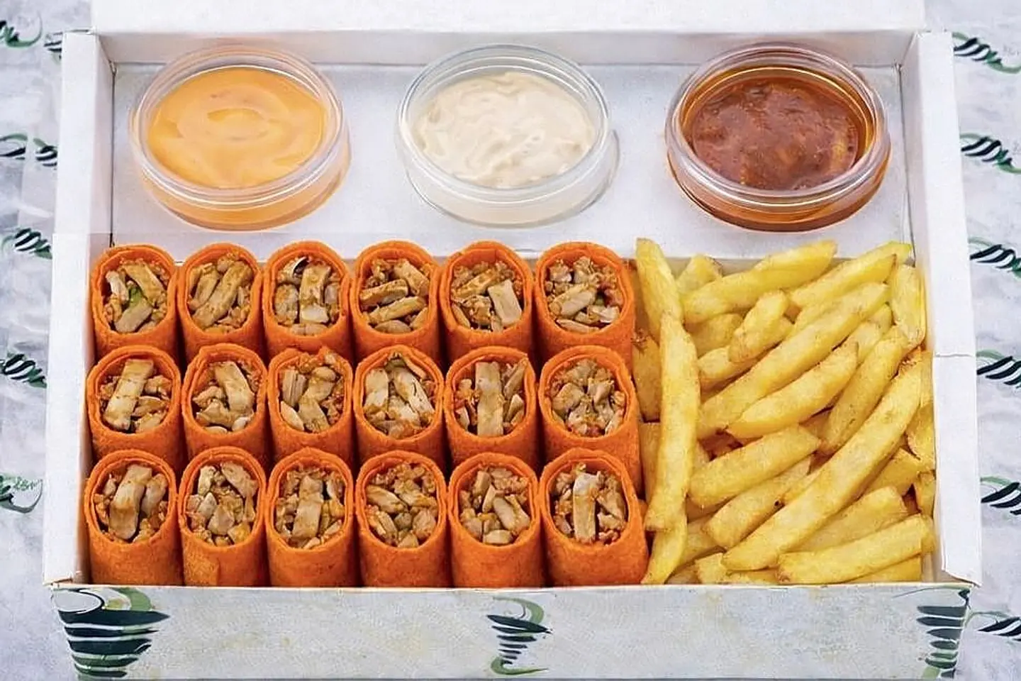 Sahn Arabic Chicken Saj ​​Ahamar Jumbo