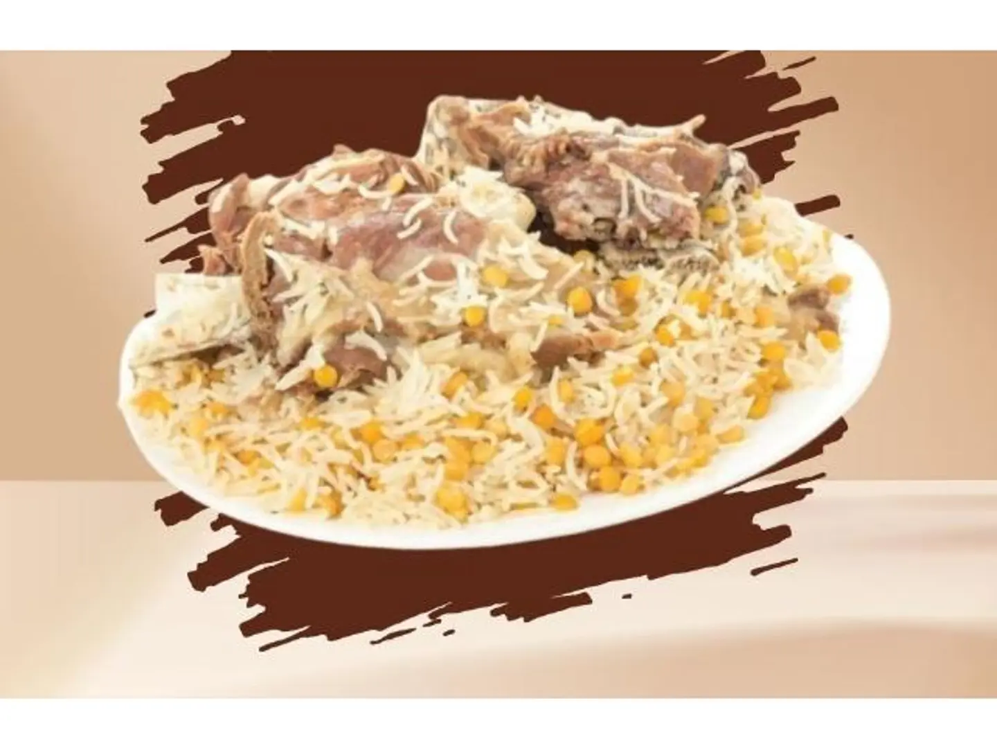 Rice With Hummus And Meat