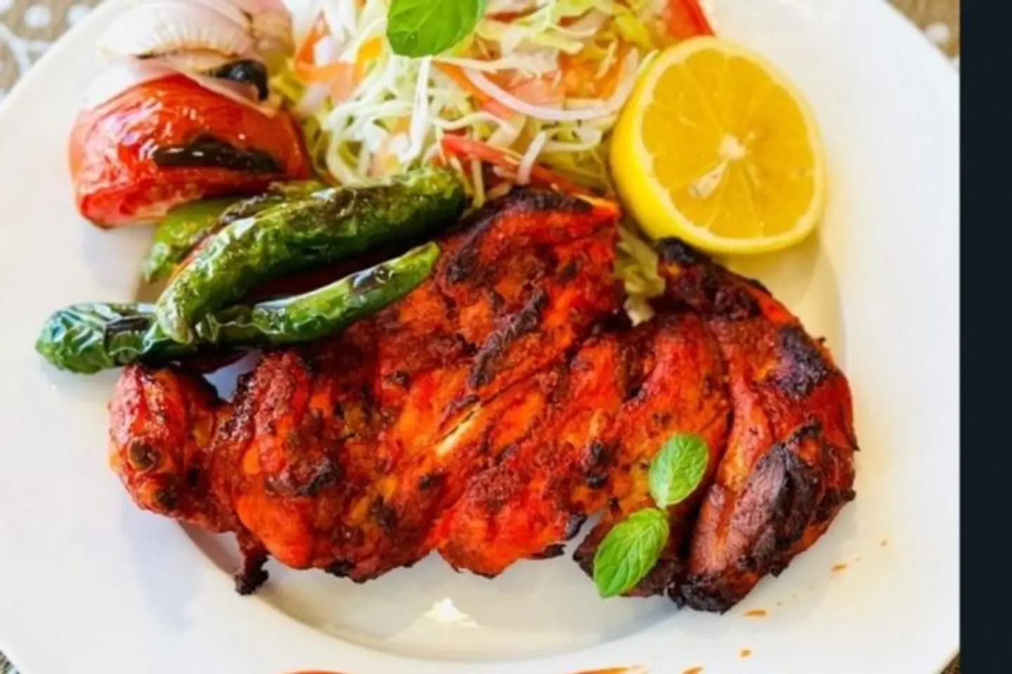 دجاج تندوري حراق