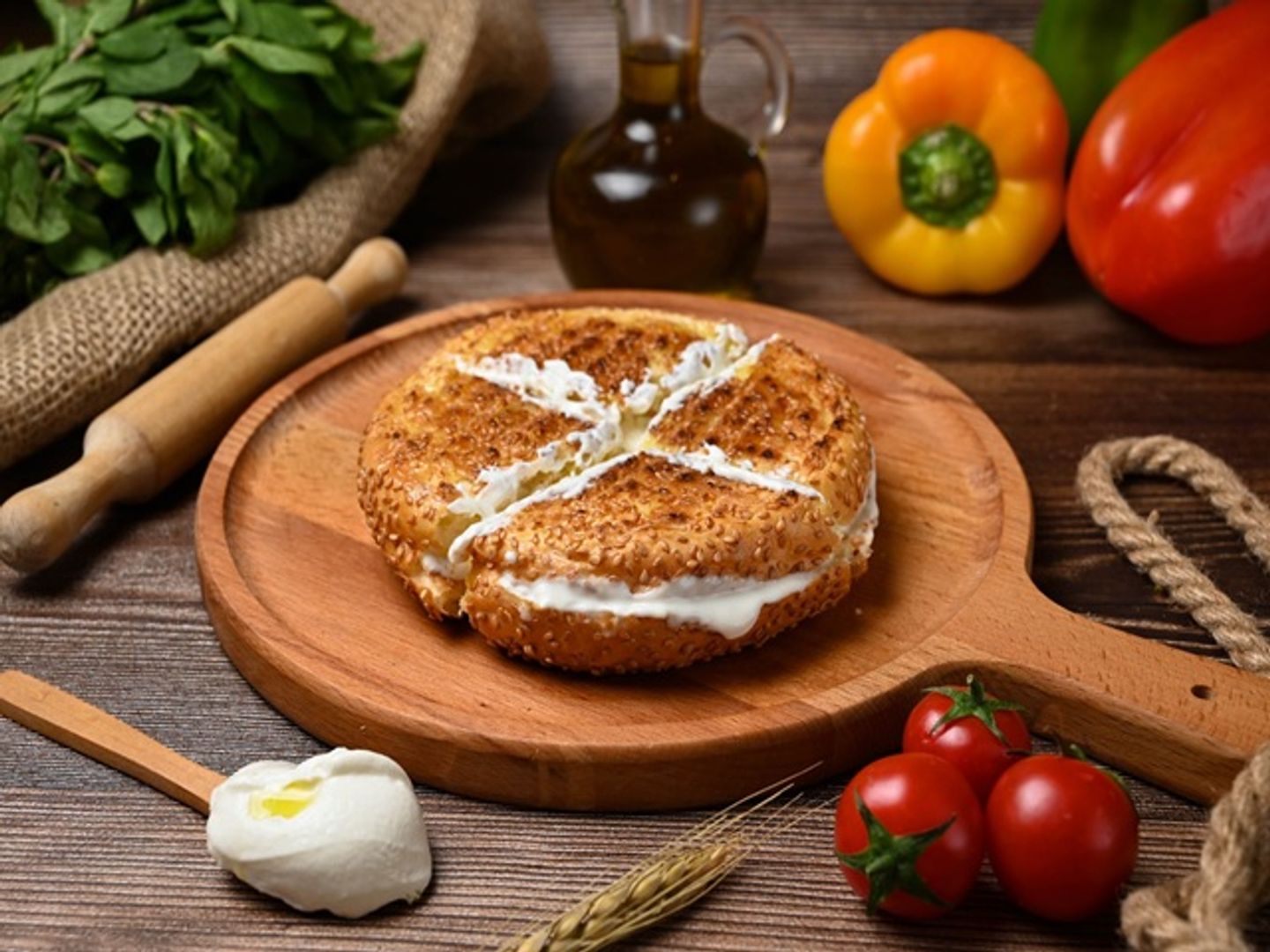 Baked Cheese Akkawi Special + Baked Labinah
