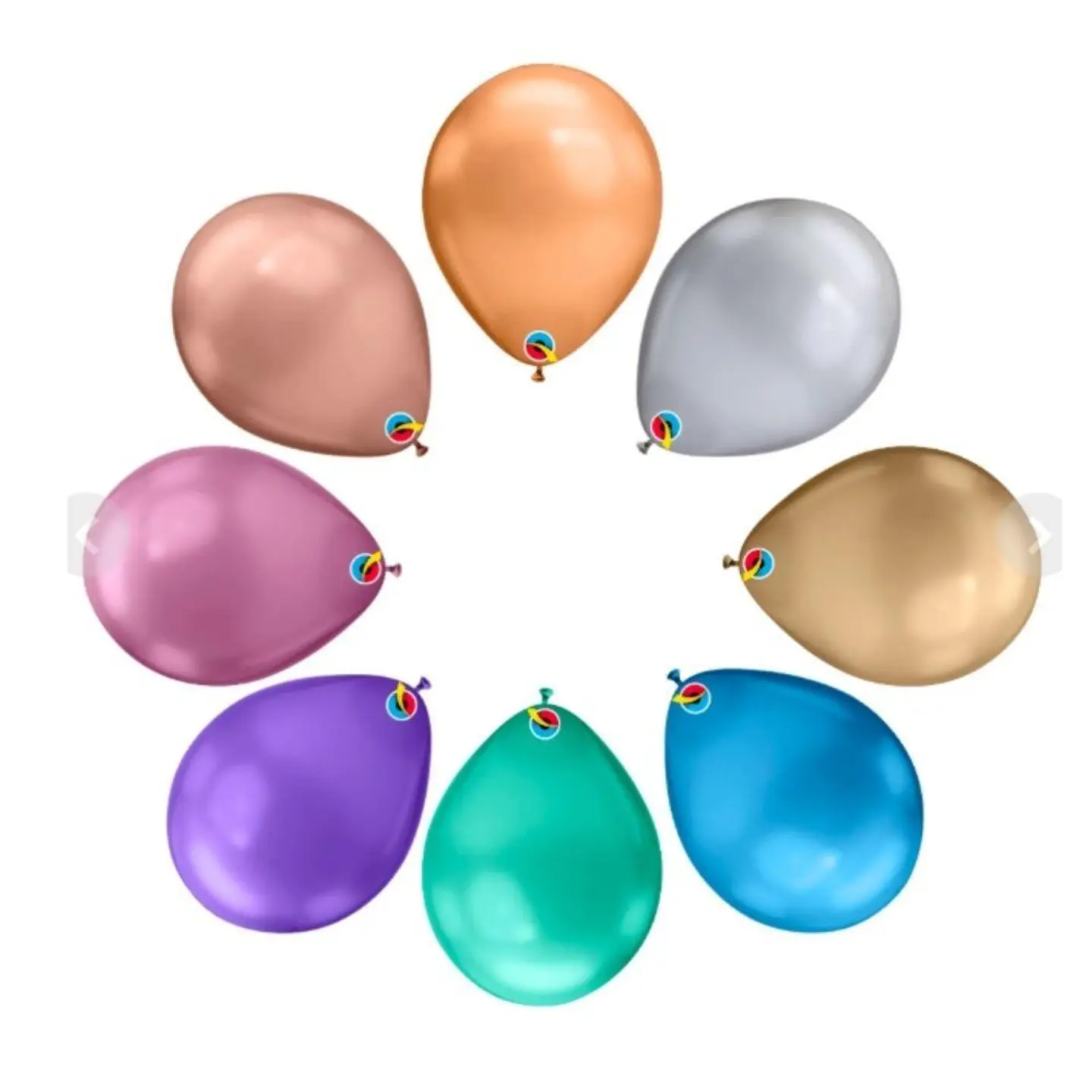 Plain Chrome Balloons