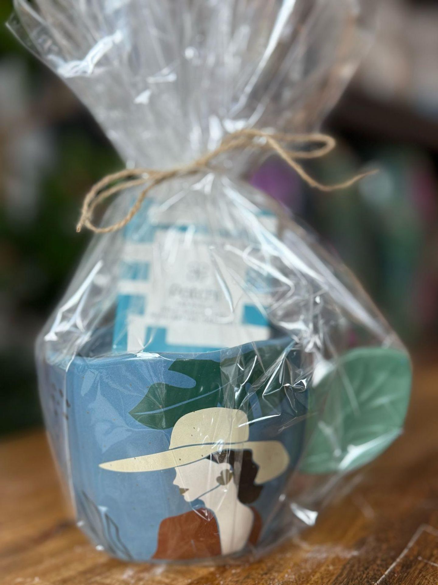 Elegant Blue Mug