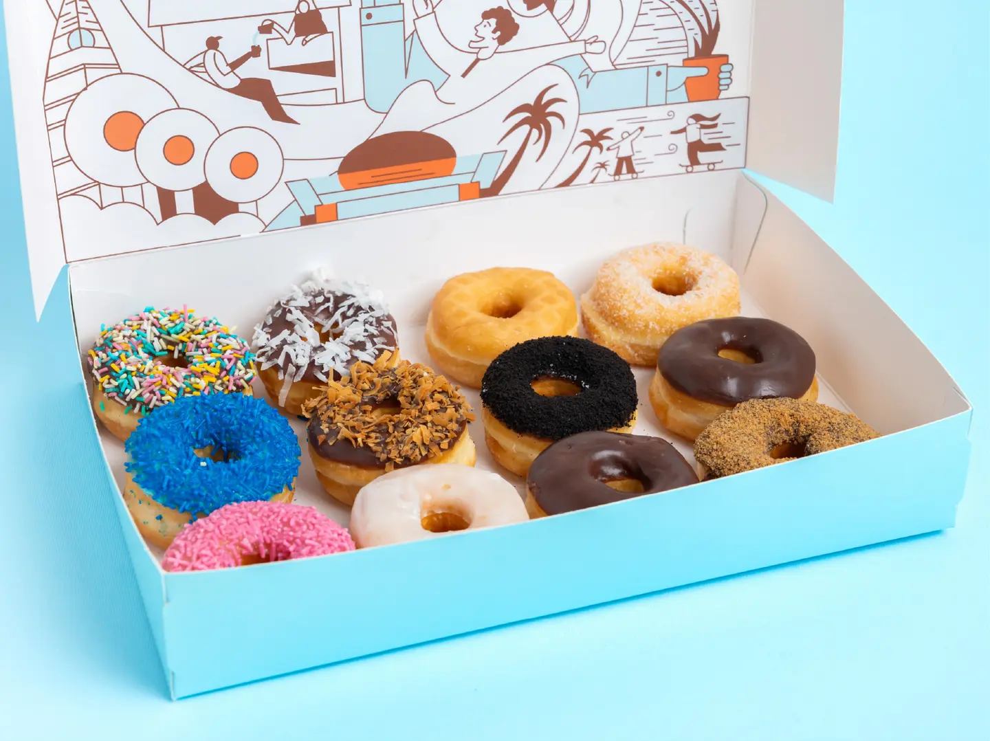 بوكس 12 حبة دونات