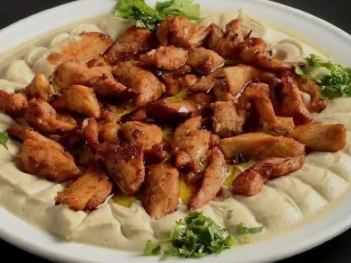 حمص بالدجاج