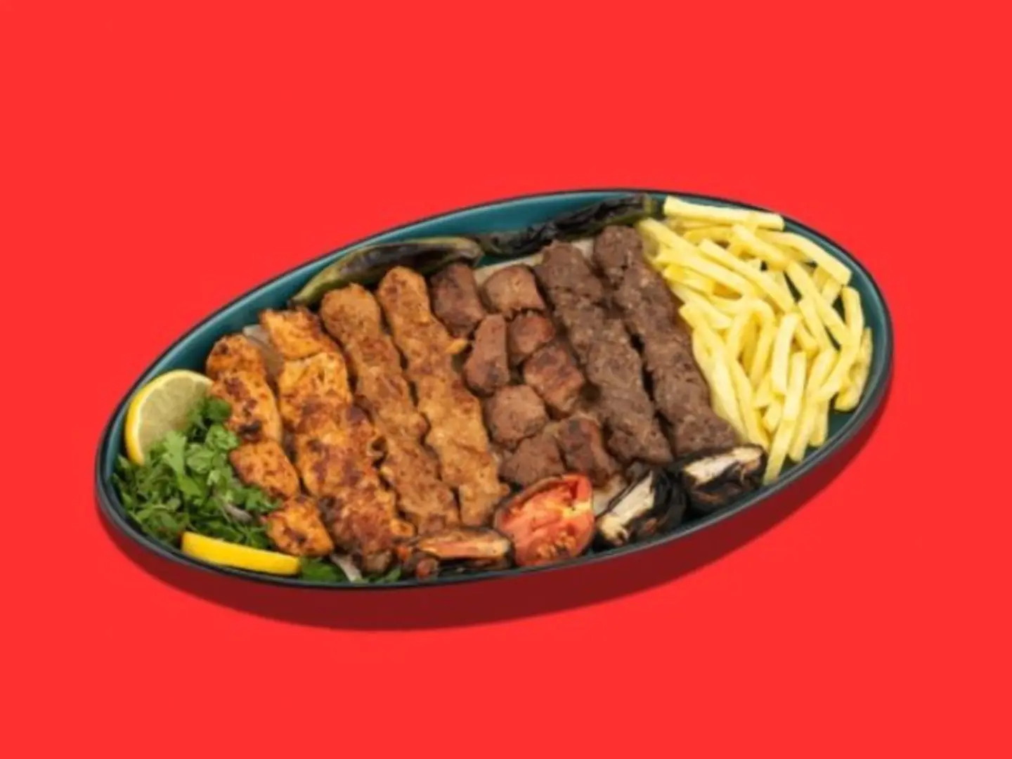 نص كيلو مشويات