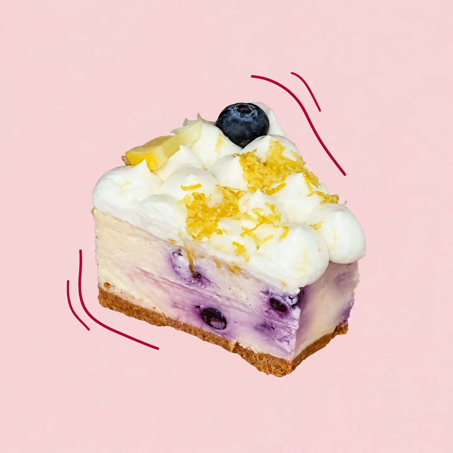 Lemon Cake With Berries - Large