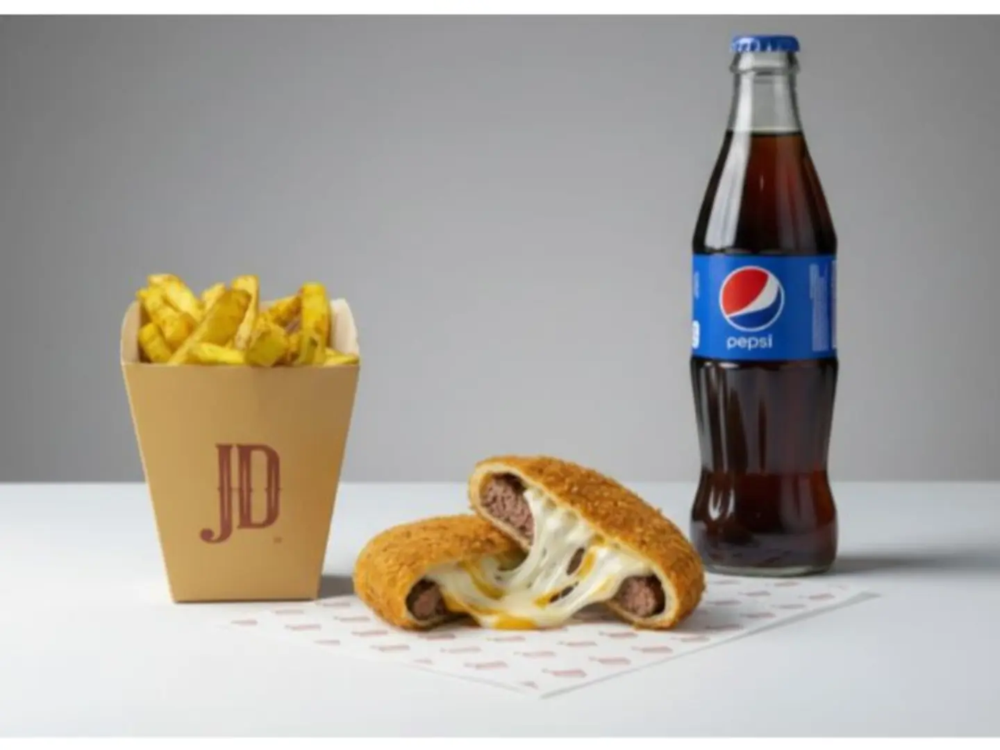 وجبه جوسي لحم كرسبي