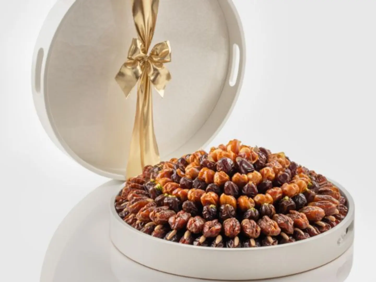 Ivory Round Tray Small