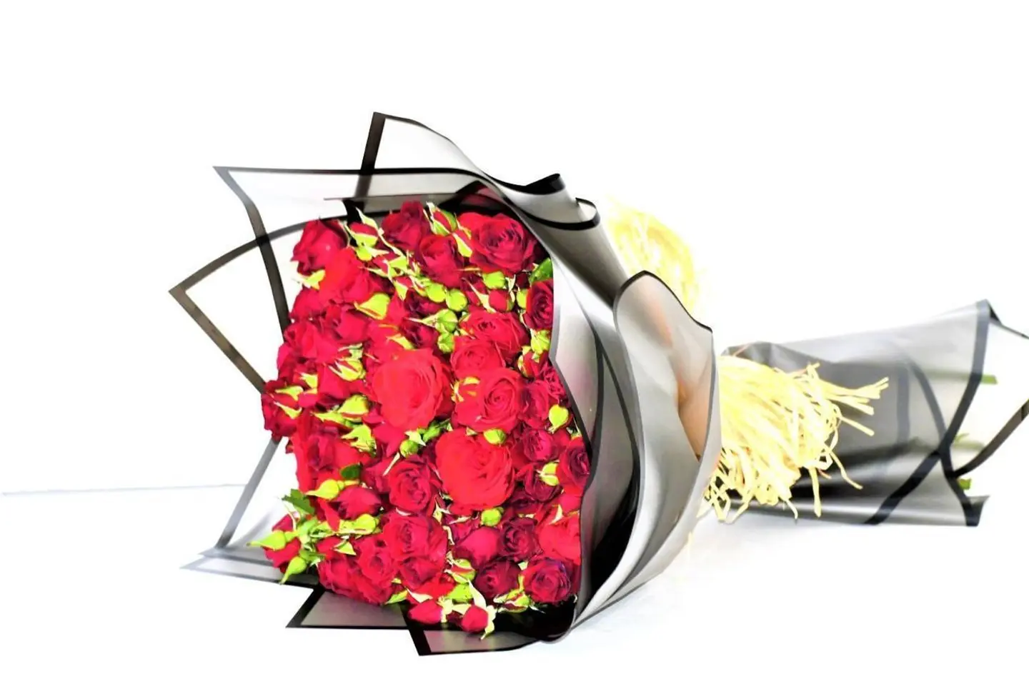 باقة القلب الاحمر