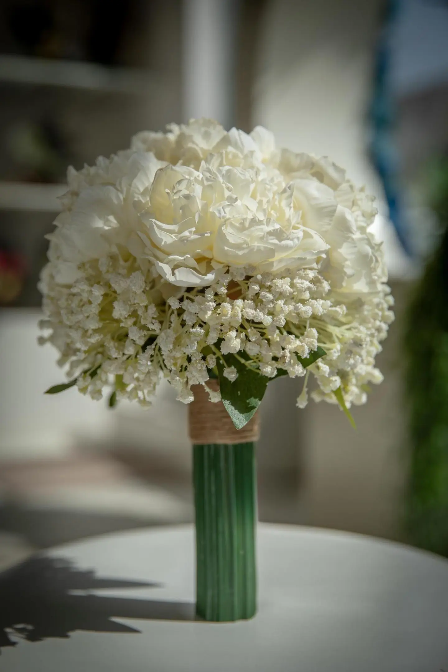 Luxurious Bridal Bouquet With Artificial Flowers